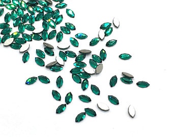 Стразы "2200 Emerald" 20 штук (4мм х 2мм) от Swarovski