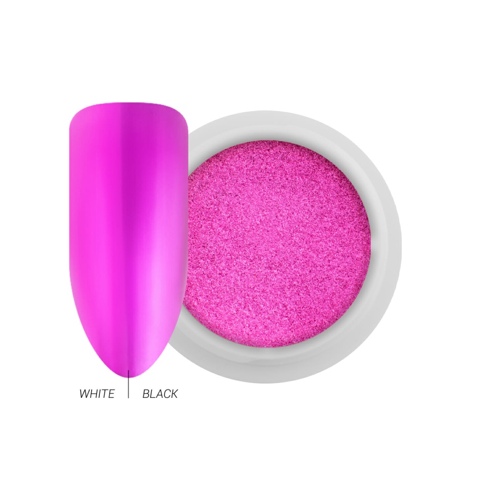 Mirror-Chrome Pigment Kompakt – Pink mit Aplikator
