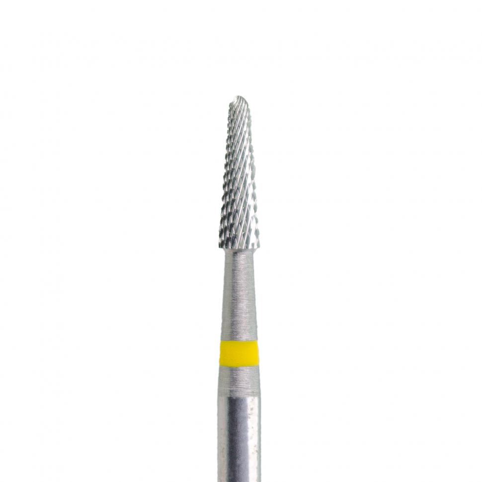 Fräseraufsatz Hartmetall Bit (gelb) extrafein in Größe: 2,3mm von KMIZ