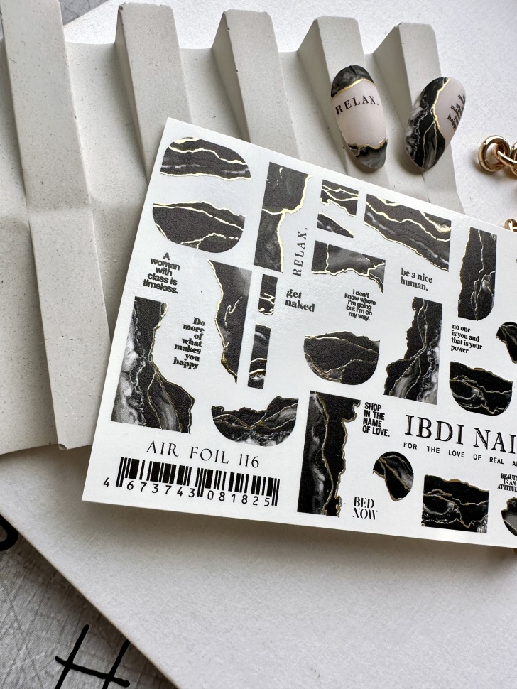 Sticker Air Foil 116 von IBDI Nails  