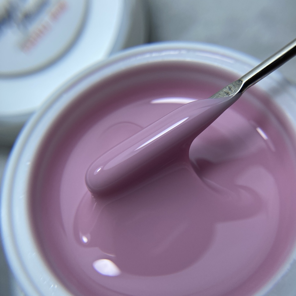 Rubber Gel Fiber+Vitamins " для моделирования от Trendnails 15ml  "Pastell Rose"
