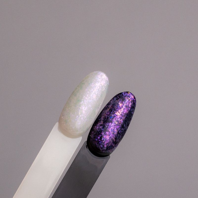 Glitter Flocken Folie Opal von ZOO Nail