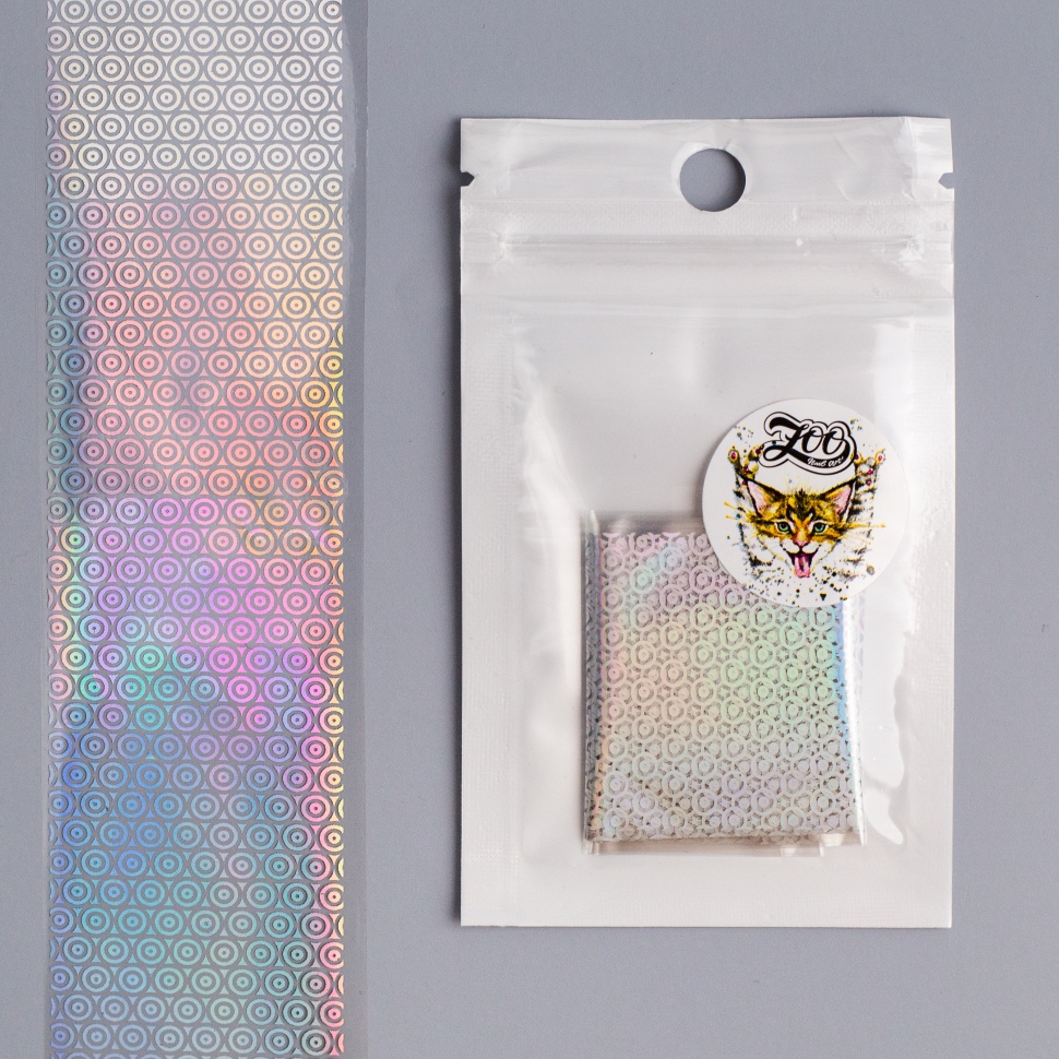Transfer foil holography in different colors from ZOO Nail