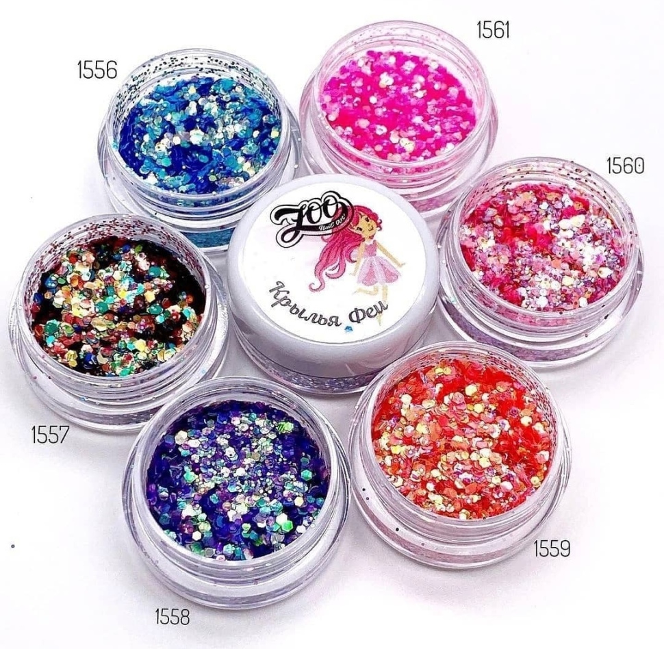 Confetti Folie Glittermix von ZOO Nail